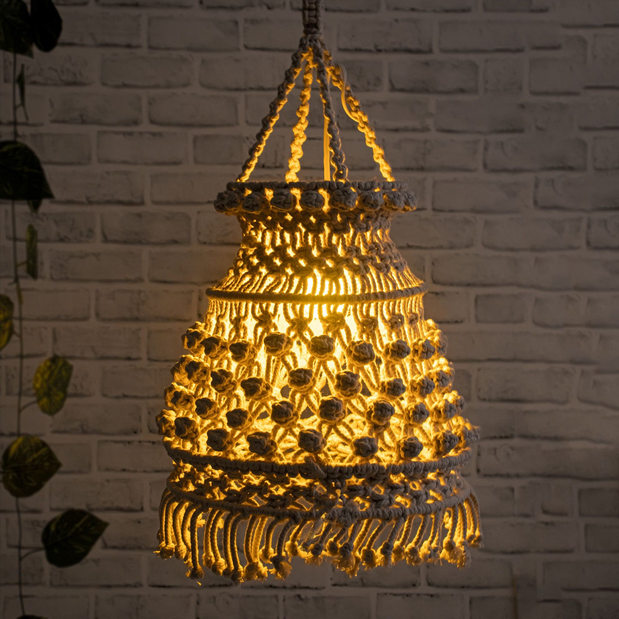 Naomi Macramé Lampshade