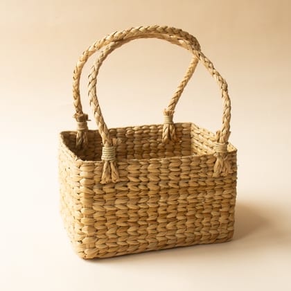 Kauna Grass Small Hamper Basket