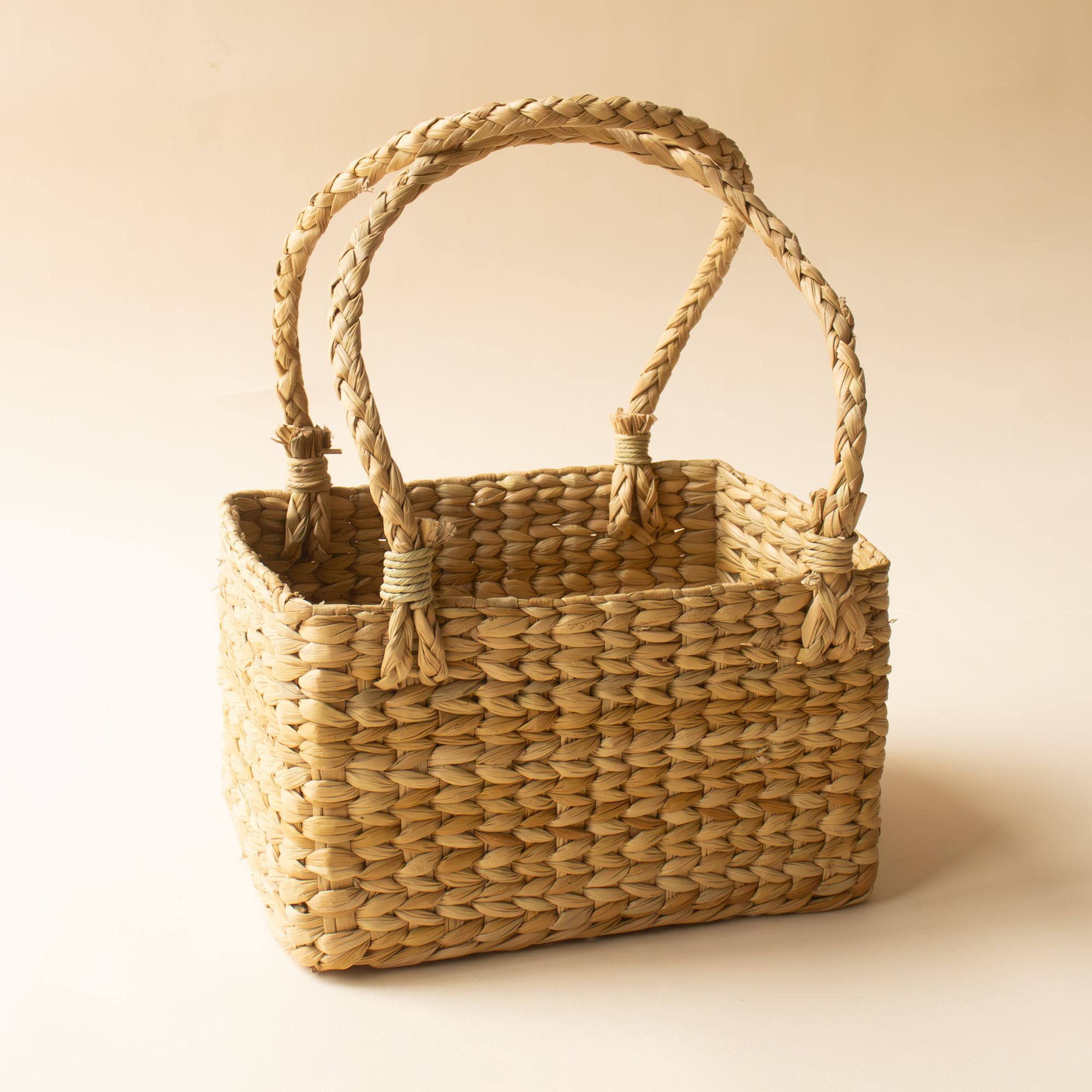 Kauna Grass Small Hamper Basket