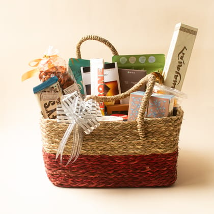 Dual Color Square Hamper Basket