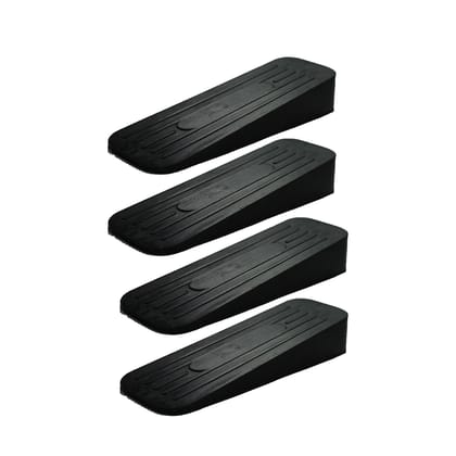 ALP Black Door Stoppers, Pack of 4