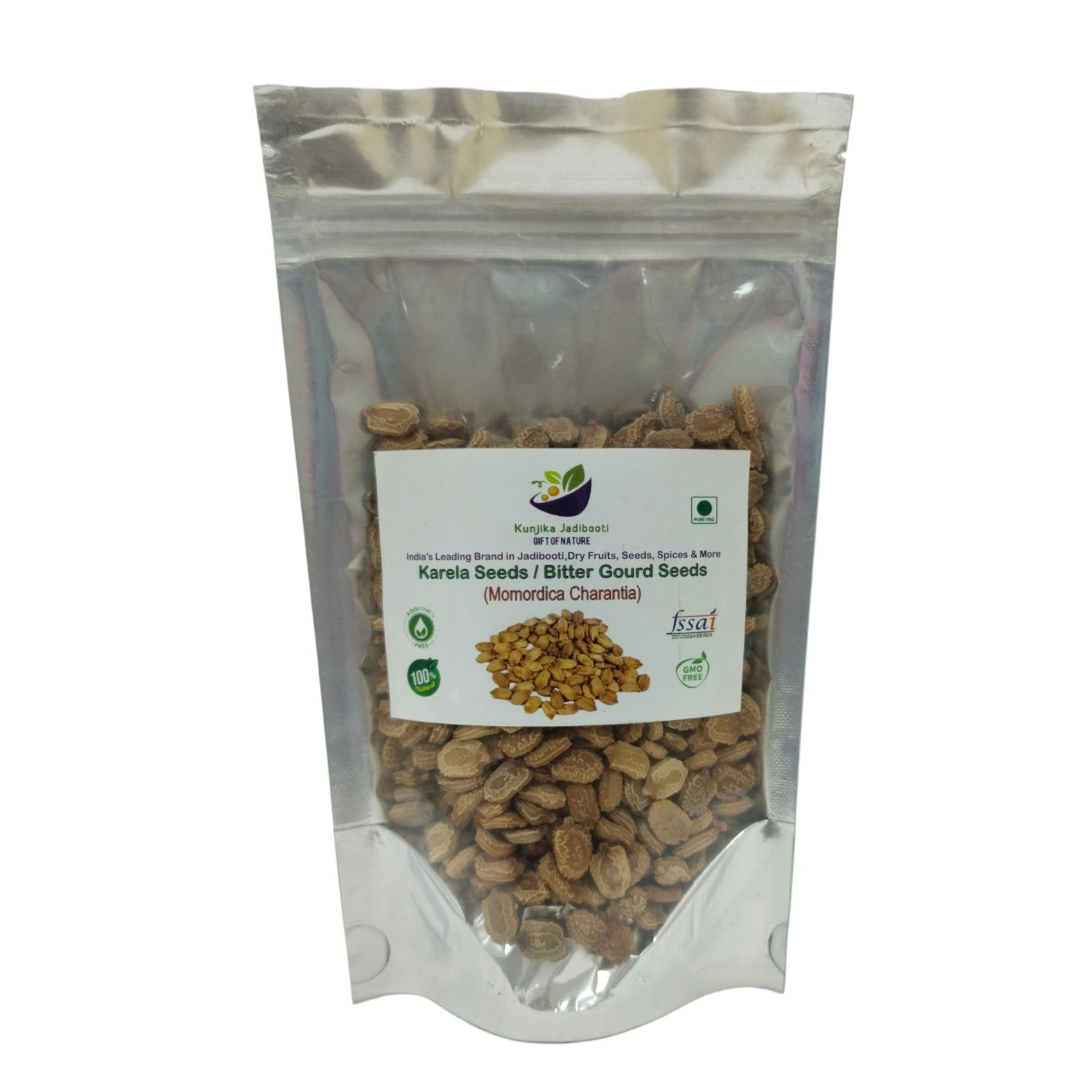 Kunjika Jadibooti Karela Seeds - Momordica Charantia - Bitter Gourd (100 Grams)