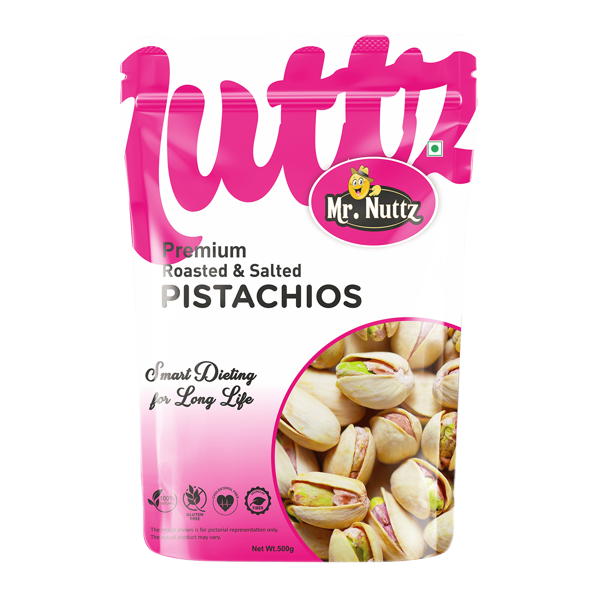 Mr. Nuttz Roasted & Salted Pistachios 500g