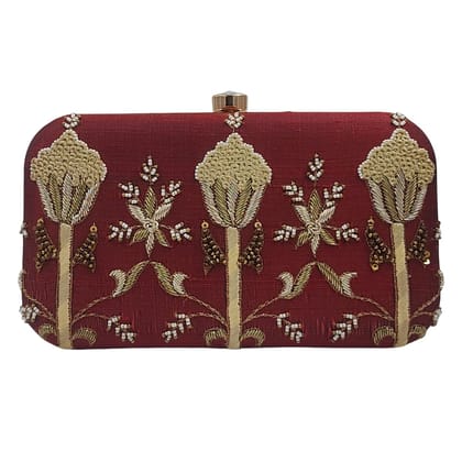 Clutches and bag with chikankari