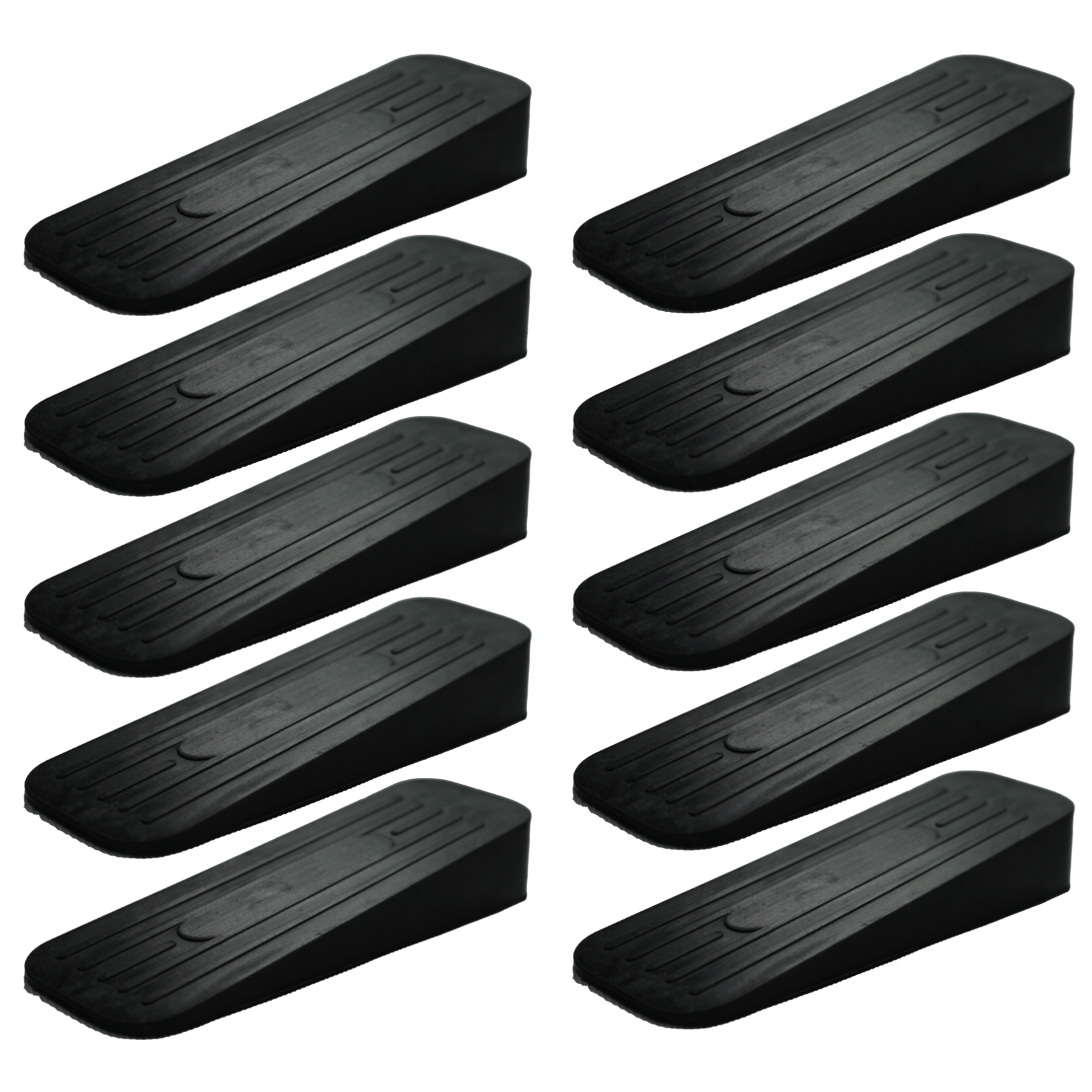 ALP Black Door Stoppers, Pack of 10