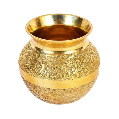 A M BRASS  Pure Brass Metal Works Golden Plated Pooja Kalash Lota || Metal Works Designer Lota || Puja Articles || Puja Decoration || Home Decoration ||...