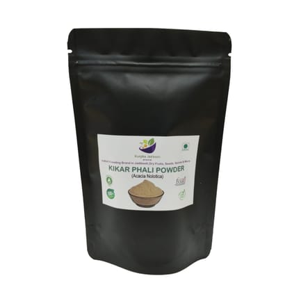 Kunjika Jadibooti Organic Babool Phali Powder | Kikar phali fali Powder For Joint pain | Acacia Arabica 100 gm