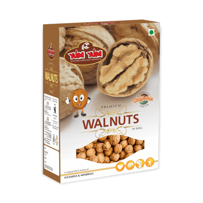 Yum Yum Premium Inshell Walnuts(Akhrot) 1kg