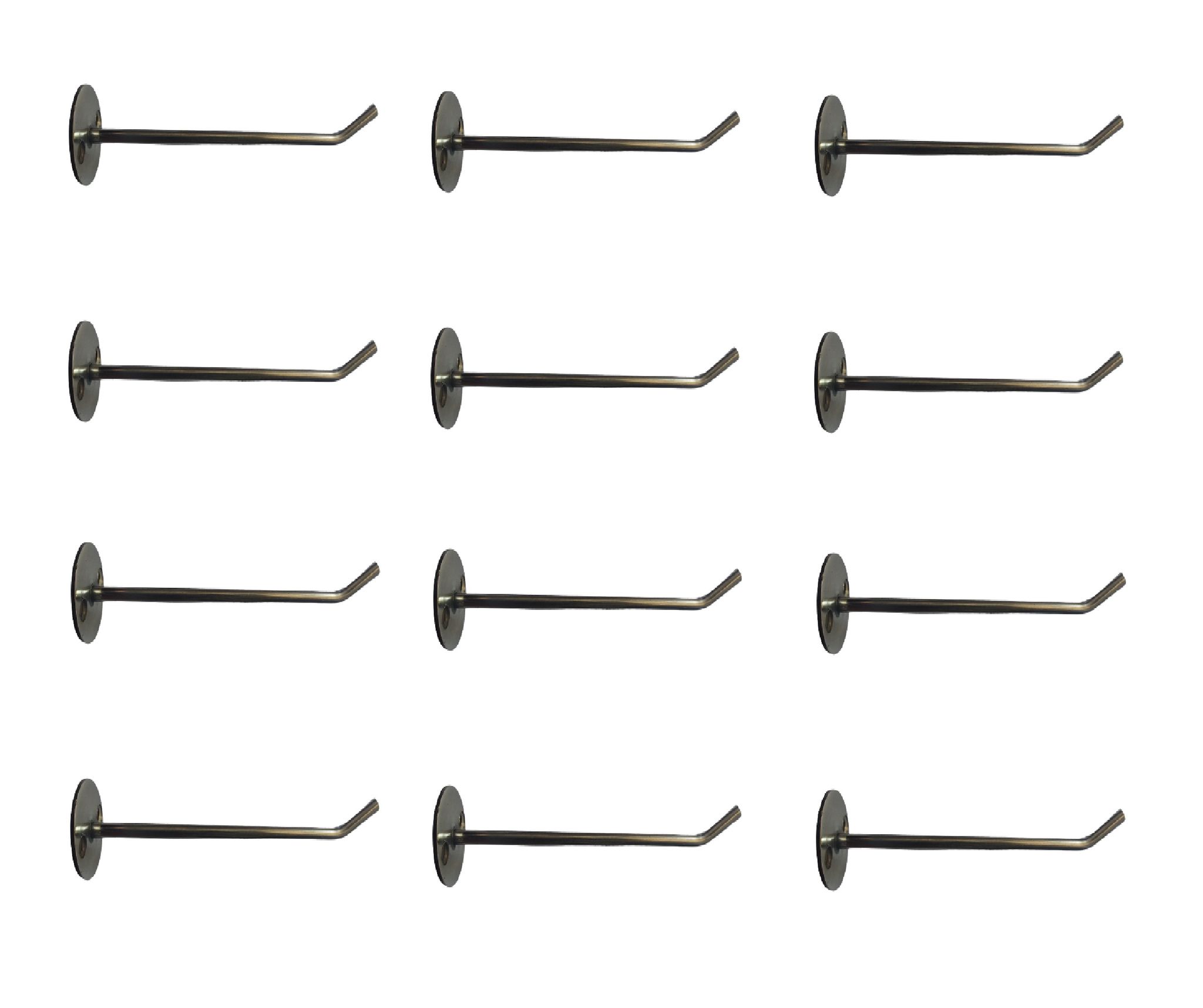 Q1 Beads 12 pack 6 inch Wall mount Display hooks for mobile shop