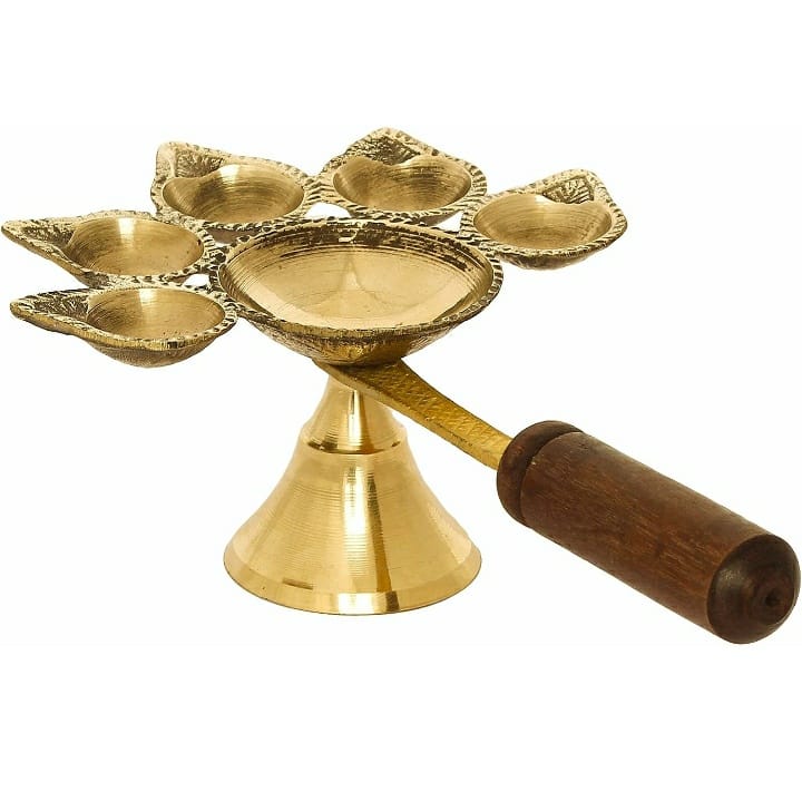 AYERAA HANDICRAFTS /  BRASS PANCH DIYA