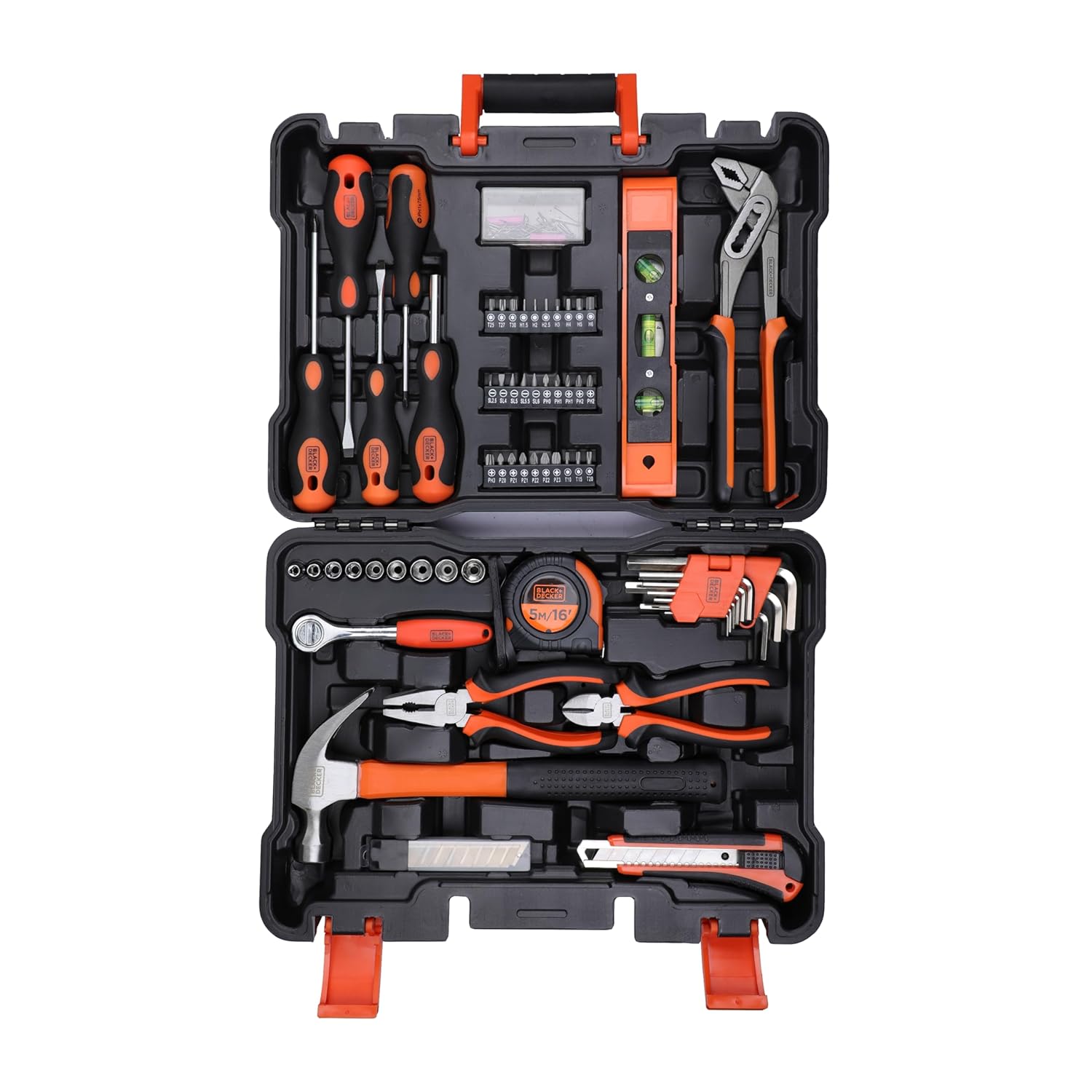 Black Decker Multi Tool Sets 154 Pc Hand Tool Kit BMT154C