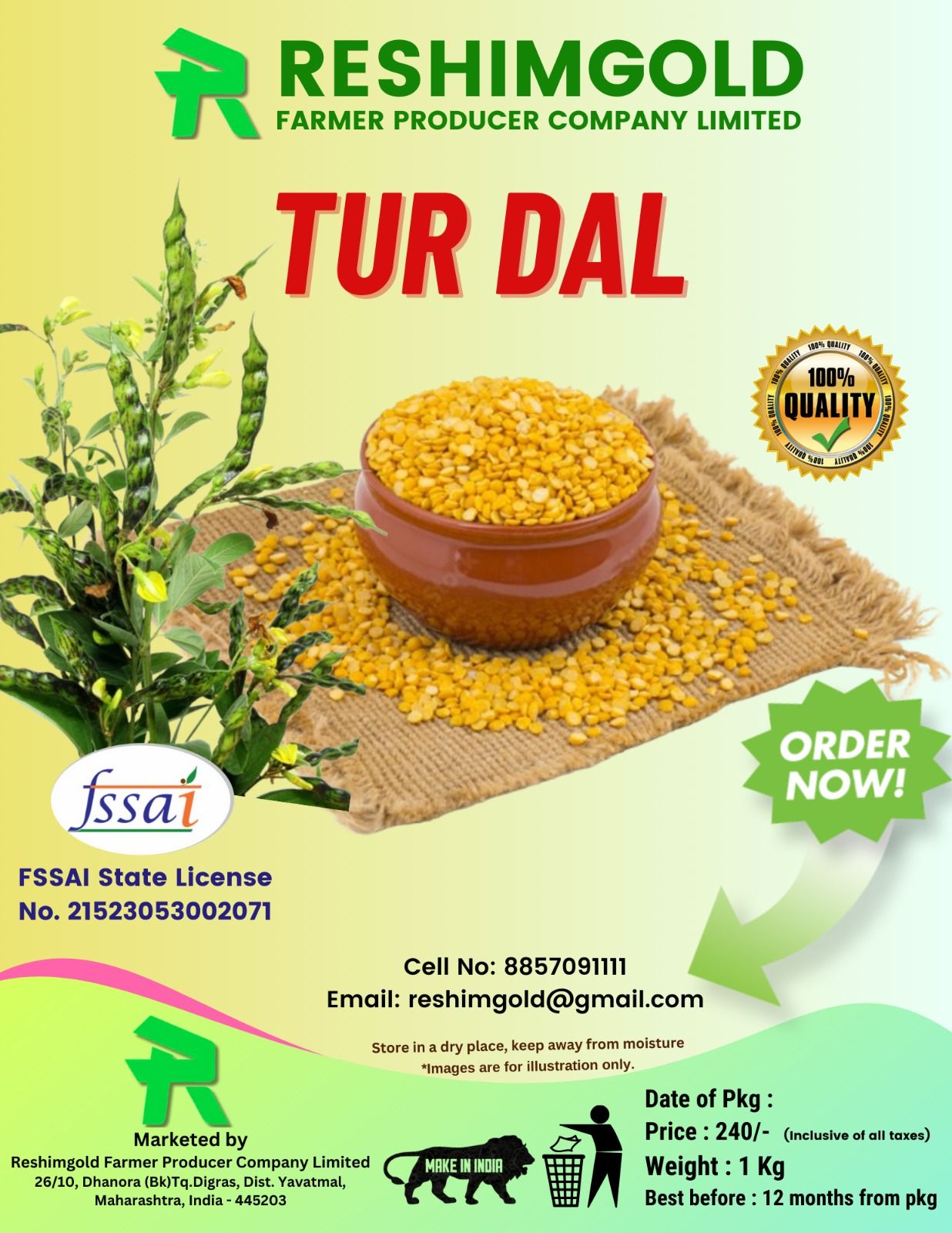 TUR DAL | 1 Kg