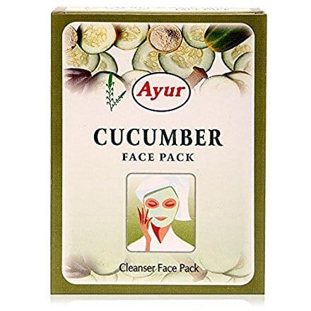 AYUR HERBAL CUCUMBER (Kheera) Cleanser FACE PACK POWDER - PACK OF 6 (100GM6) 600 Gms