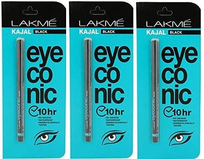 Lakm Eyeconic Kajal - Pack of 3