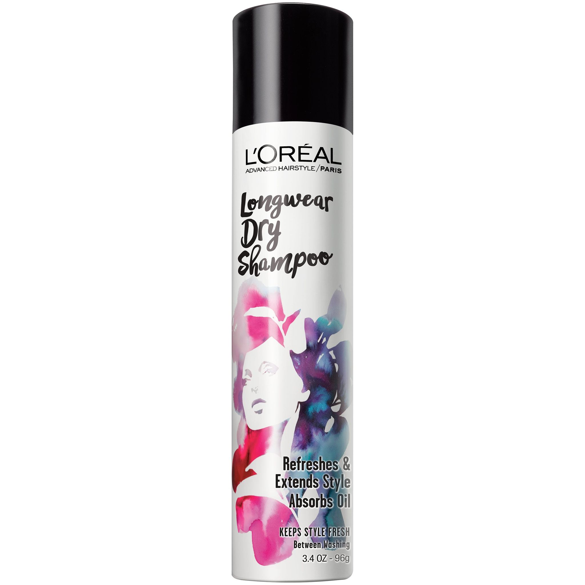 L'Oreal Paris Hair Care Advanced Hairstyle Longwear Dry Shampoo, 3.4 Ounce