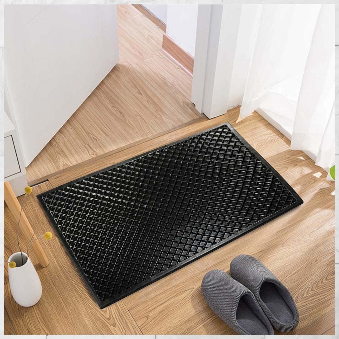 ALP Black Door Mat, Pack of 1