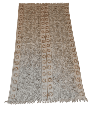 Jodhpur Rug's  Handmade Cotton Soft Multi-Purpose Floor Rug, for Bedroom Living Room Kitchen Bedside Runner 3x5 Feet