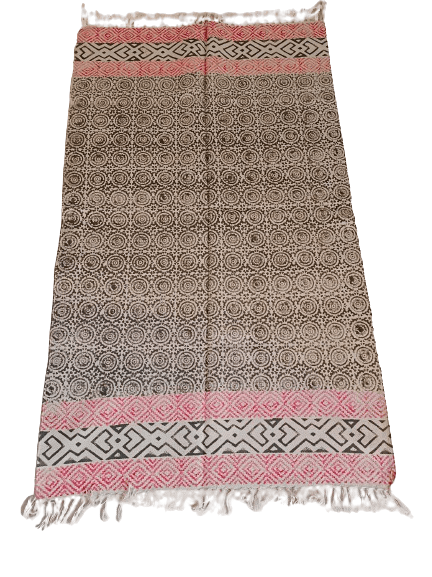 Jodhpur Rug's  Handmade Cotton Soft Multi-Purpose Floor Rug, for Bedroom Living Room Kitchen Bedside Runner 3x5 Feet