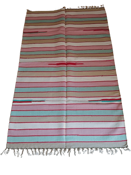 Jodhpur Rug's  Handmade Cotton Soft Multi-Purpose Floor Rug, for Bedroom Living Room Kitchen Bedside Runner 4x6 Feet