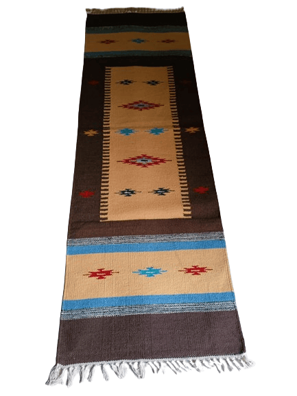 Jodhpur Rug's Handmade Cotton Soft Multi-Purpose Floor Rug, for Bedroom Living Room Kitchen Bedside Runner 2x3 Feet