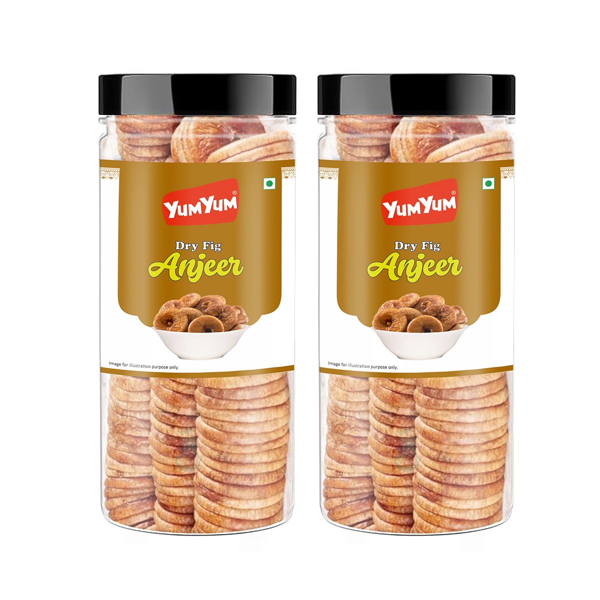 Yum Yum Premium Anjeer(Figs) 500g (2 x 250g)