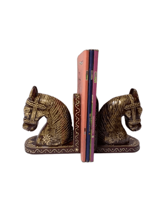 Divraya Art and Handicrafts Spiritual EleganceHand-Painted Horse Head Wall Decor