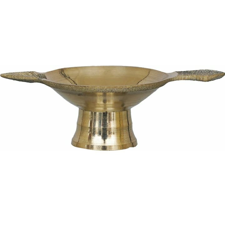 CREATIVO INDIA/ BRASS DIYA WITH STAND