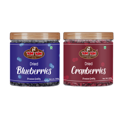 Yum Yum Cranberries & Blueberries 400g (2 x 200g)