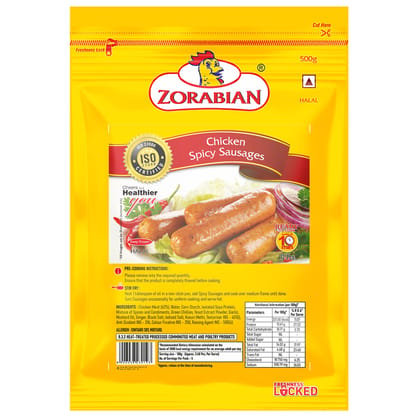 Zorabian Chicken Spicy Sausages