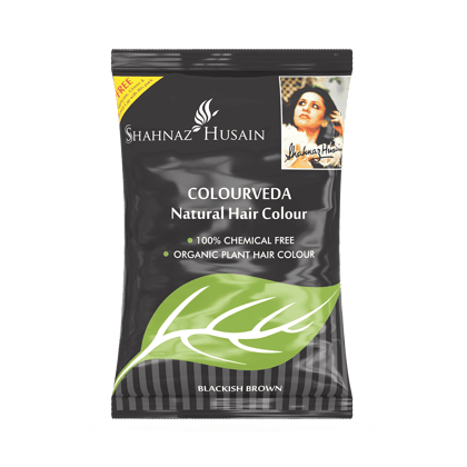 Shahnaz Husain Colourveda Natural Hair Colour Blackish Brown 50Gm