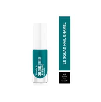 Buy Chambor Gel Effect Nail Lacquer, Blue No.607, 10 ml Online at Low  Prices in India - Amazon.in