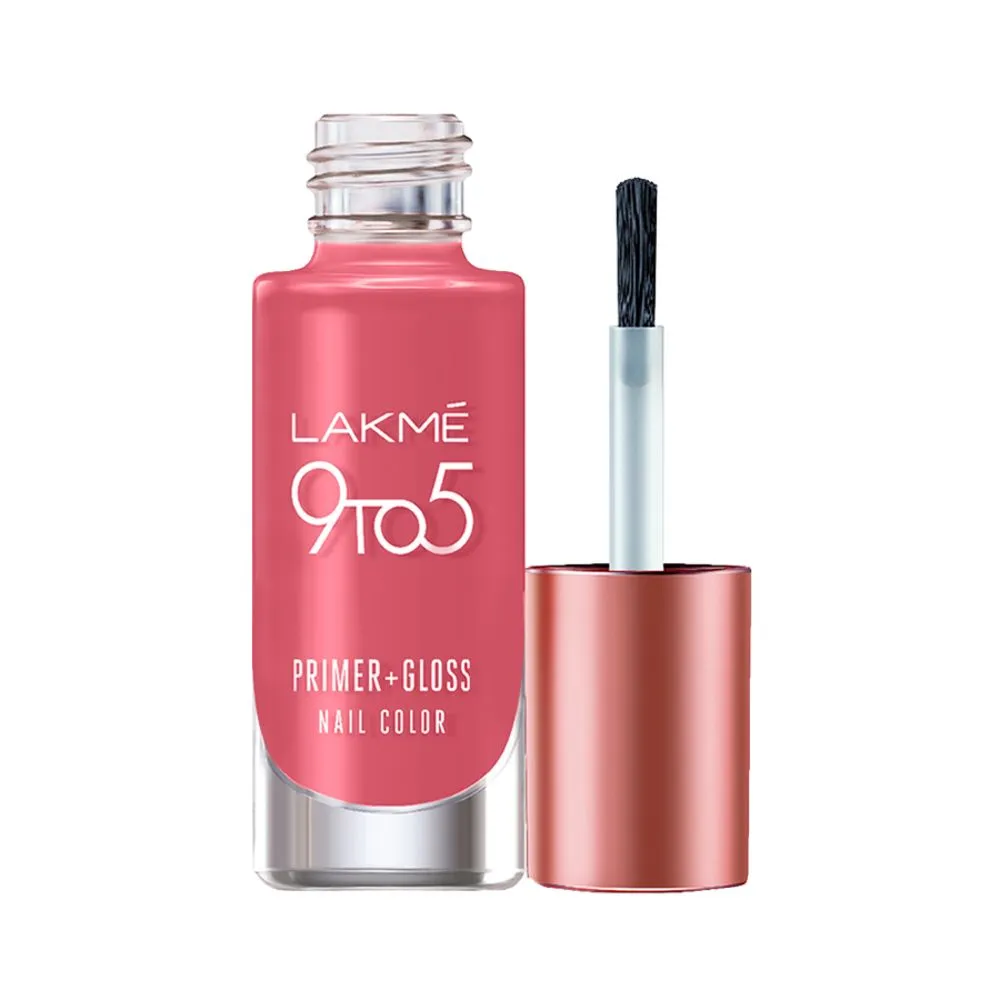 Lakme 9to5 Primer Gloss Nail Color N Warmth