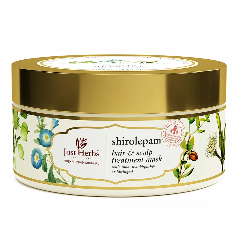 Just Herbs Shirolepam Hair Scalp Mask Treatment For Damaged Hair