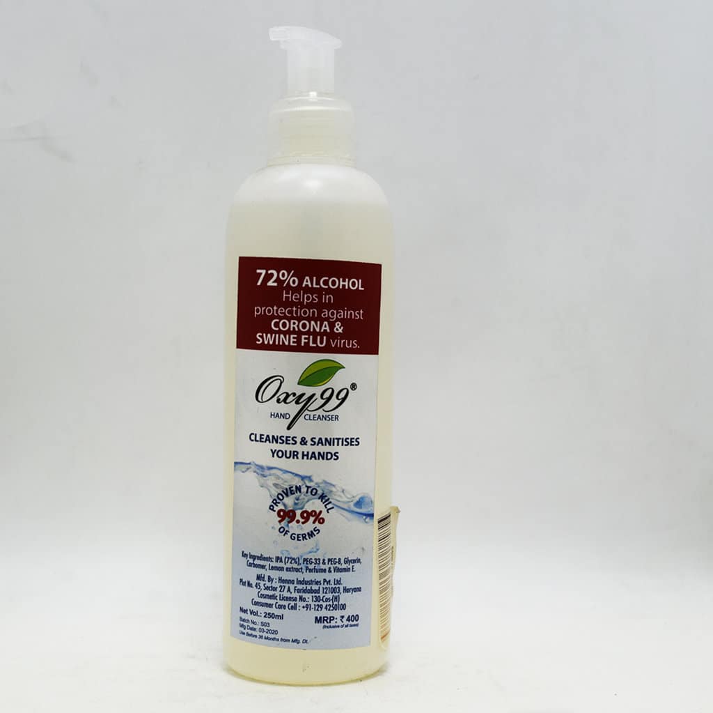 Oxy99 Hand Sanitizer 250ml