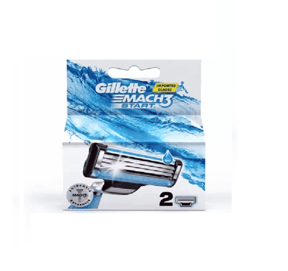 Gillette Mach 3 Manual Shaving Razor Blades Cartridge 2S Pack