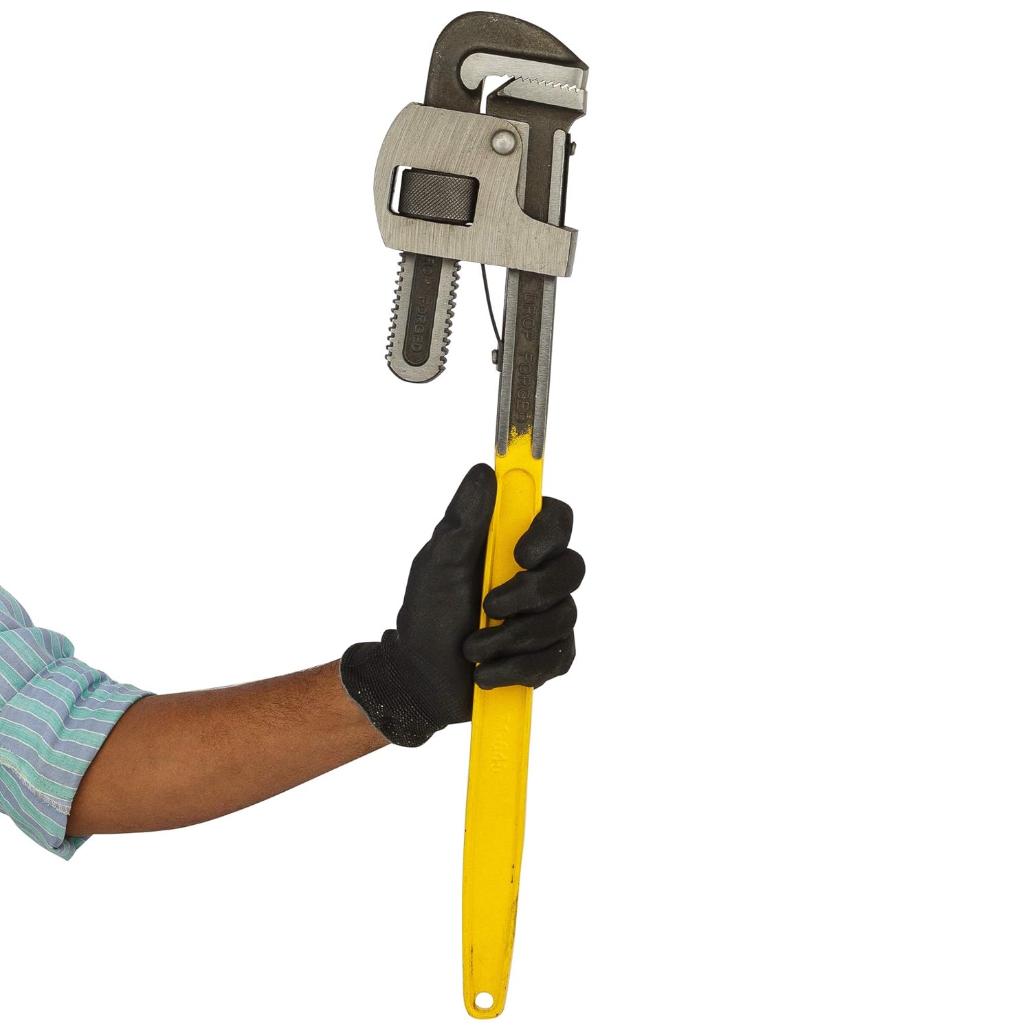 STANLEY 71-645 24''/600mm Stilson Type Pipe Wrench (Yellow & Black)