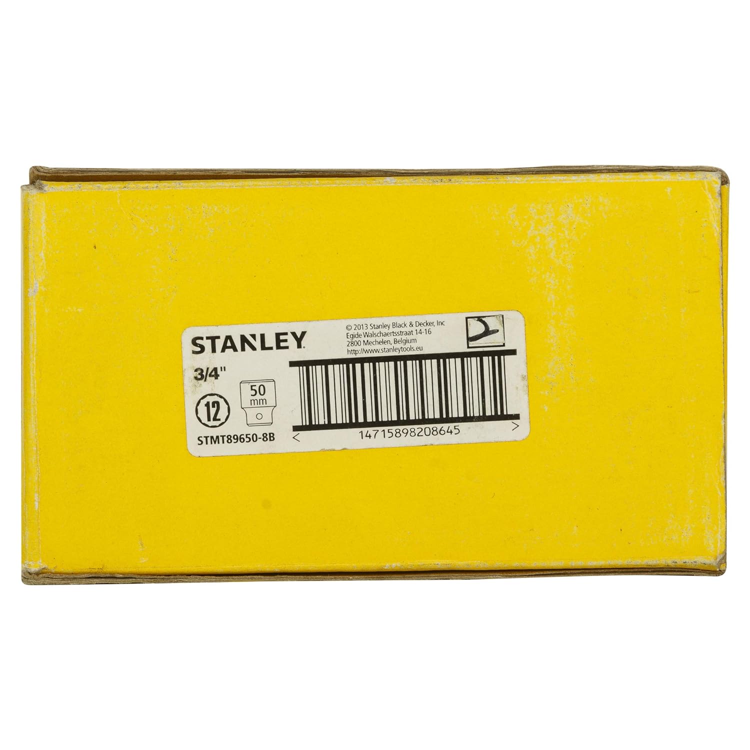 STANLEY STMT89650-8B 3/4-inch 50mm 12 Point Standard Socket (Silver)