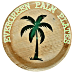 EVER GREEN PALM PLATES