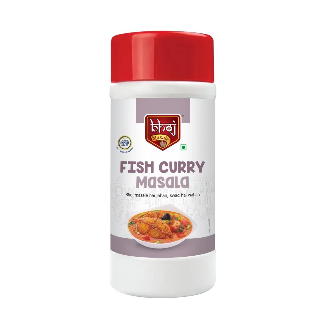 Bhoj Masale Fish Curry Masala 500 GM | Aromatic and Flavorful Blend of Spices | Absolute Purity | No artificial flavor And Preservatives