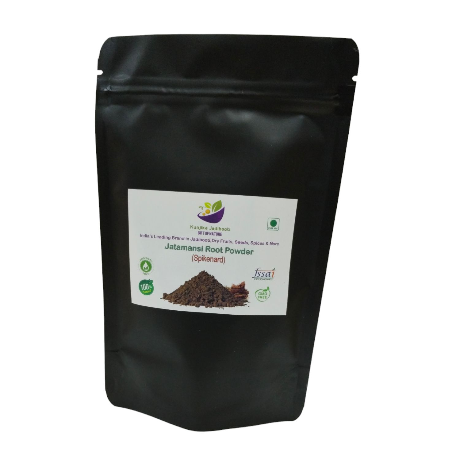 Kunjika Jadibooti Jatamansi Powder | Baalchad | Spikenard | Nardostachys Jatamansi for Skin & Hair | Revitalises Skin & Moisturises Scalp 100 gm