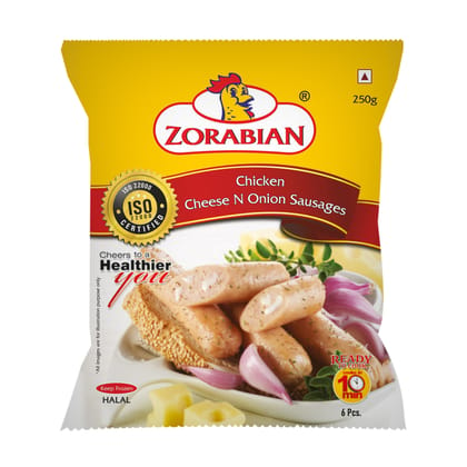 Zorabian Chicken Cheese N Onion Sausages