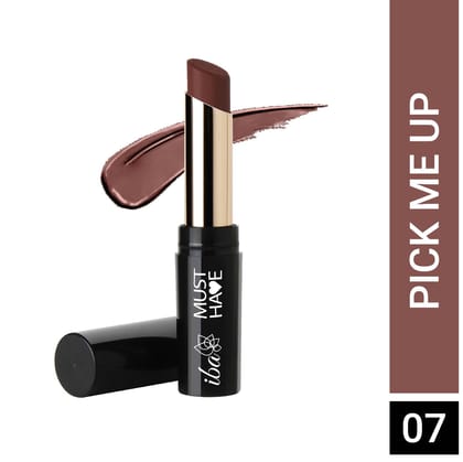 Iba Must Have Transfer Proof Ultra Matte Lipstick - 07 Pick Me Up l Waterproof l Vegan & Cruelty Free