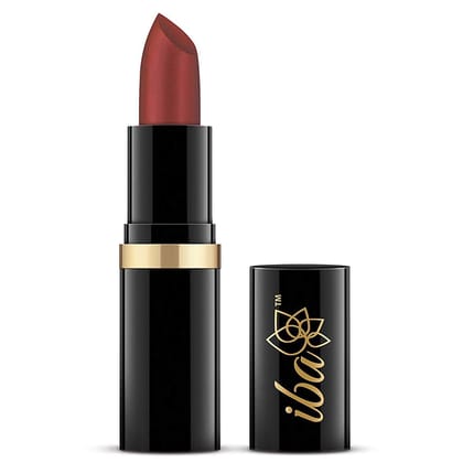 Iba Pure Lips Moisturizing Lipstick Shade A90 Coral Glow, 4g | Intense Colour | Highly Pigmented and Creamy Long Lasting | Glossy Finish | Enriched with Vitamin E | 100% Natural, Vegan & Cruelty Free