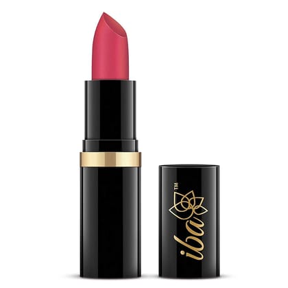 Iba Pure Lips Moisturizing Lipstick Shade A85 Pink Nectar, 4g | Intense Colour | Highly Pigmented and Creamy Long Lasting | Glossy Finish | Enriched with Vitamin E | 100% Natural, Vegan & Cruelty Free