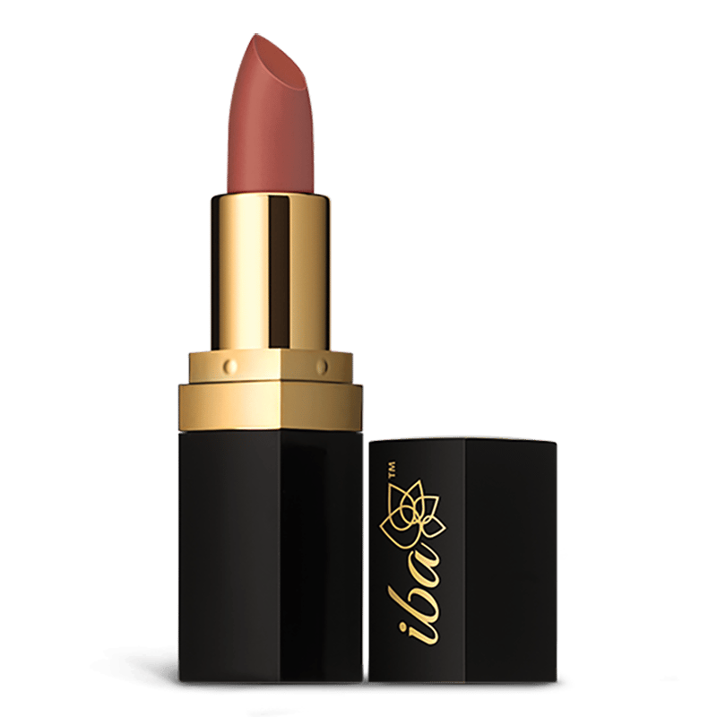 Iba Long Stay Matte Lipstick Shade M17 Apricot Blush, 4g | Intense Colour | Highly Pigmented and Long Lasting Matte Finish | Enriched with Vitamin E | 100% Natural, Vegan & Cruelty Free