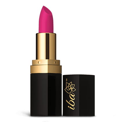 Iba Long Stay Matte Lipstick Shade M12 Pink Orchid, 4g | Intense Colour | Highly Pigmented and Long Lasting Matte Finish | Enriched with Vitamin E | 100% Natural, Vegan & Cruelty Free