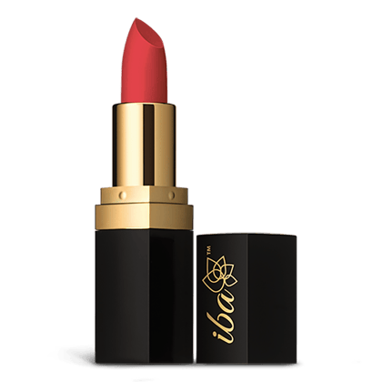 Iba Long Stay Matte Lipstick Shade M05 Orange Flash, 4g | Intense Colour | Highly Pigmented and Long Lasting Matte Finish | Enriched with Vitamin E | 100% Natural, Vegan & Cruelty Free