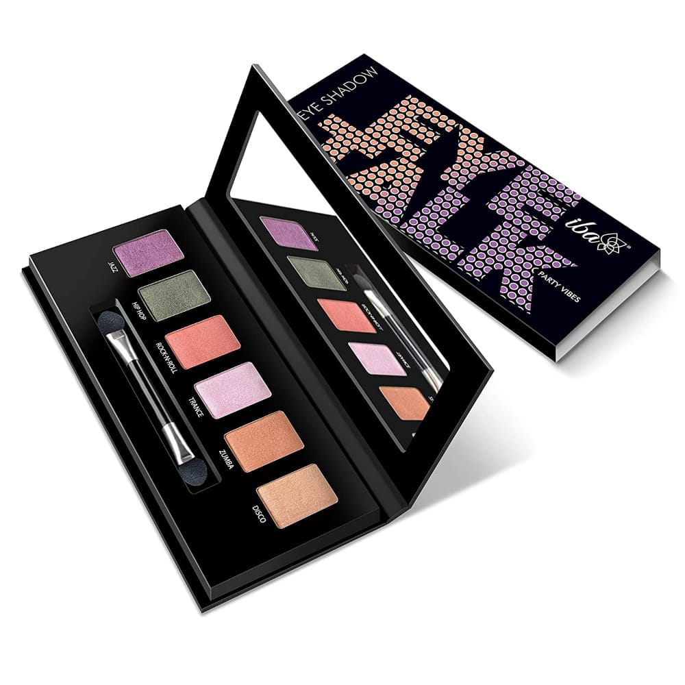 Iba Eye Talk HD Eye Shadow Party Vibes, 6g (Pack of 1) l Velvety Smooth l Easy to Blend l Long-Stay High-Intensity Colors