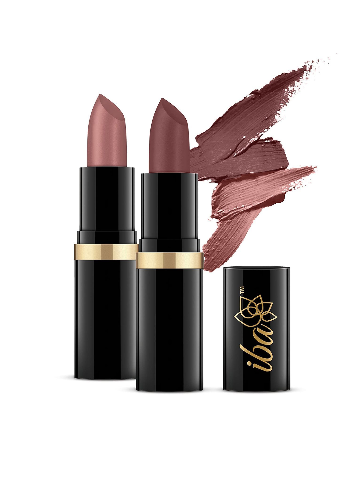 Iba Moisture Rich Lipstick Combo – Nude Love l 100% Vegan & Natural l Highly Pigmented