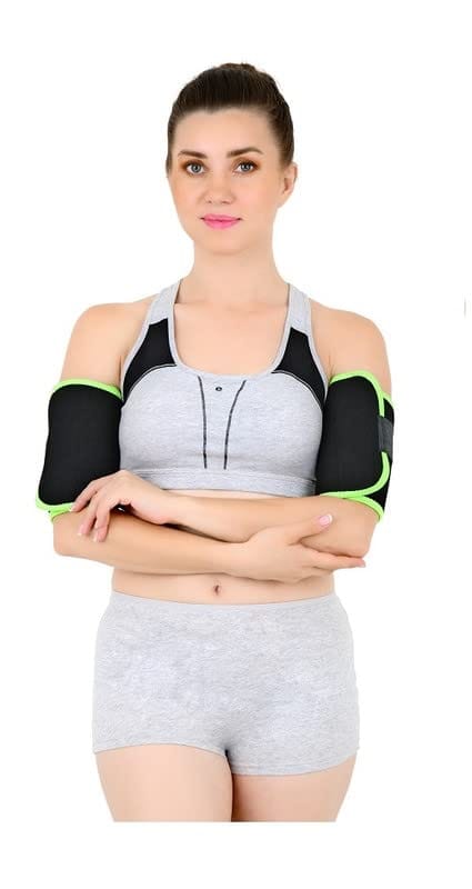 Hot Sweat Neoprene Compression Arm Sauna Sleeves Slimmer Bands Wraps Arm Trimmers for Men & Women (a Pair)-